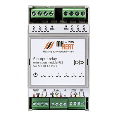 Релейный блок расширения автоматики для котлов MyHeat RL6